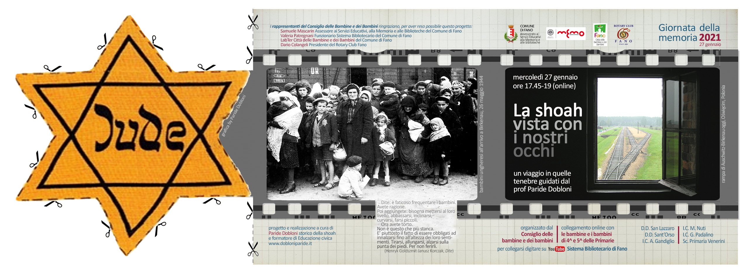 Come viene vista la Shoah da una bambina e un bambino? - Fanoinforma