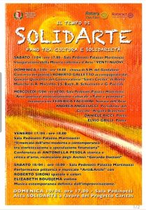 Torna Solidarte. Arte, eventi e beneficenza dal 11 al 19 aprile a Fano - Locandina